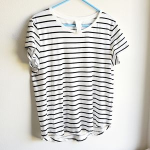 NWOT H&M Blue and White Striped Tee